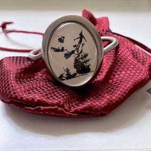 Silver Peter Pan Cameo Bracelet